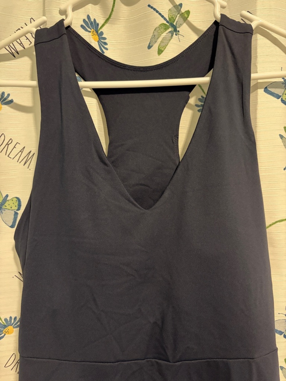 Fabletics Navy Sleeveless V‑Neck Mini Dress - Picture 2 of 6
